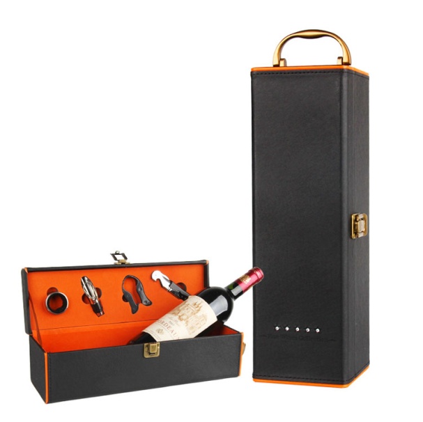 leather wine packaging box
